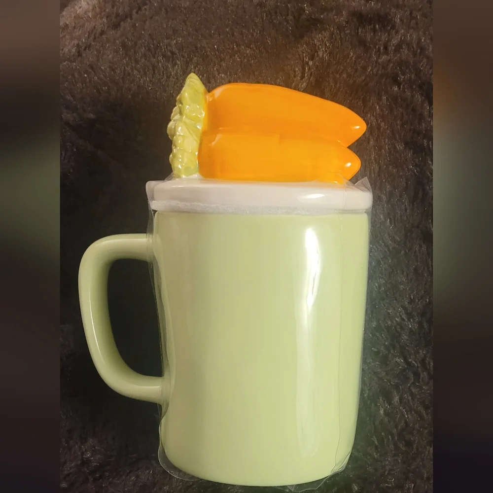 Rae Dunn Carrot Mug Dining Essential - Picture 3 of 7